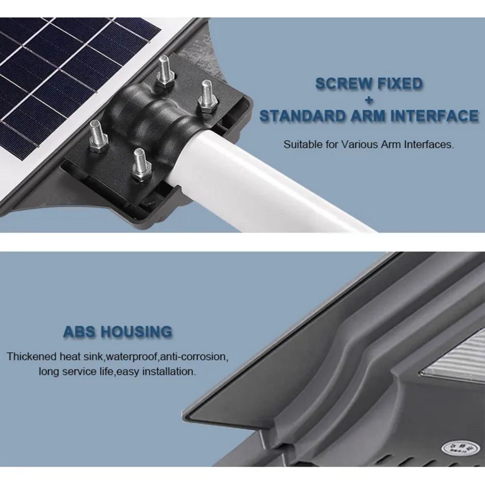 Induction Garden Solar LED All In One Outdoor Street Light With PV Panel