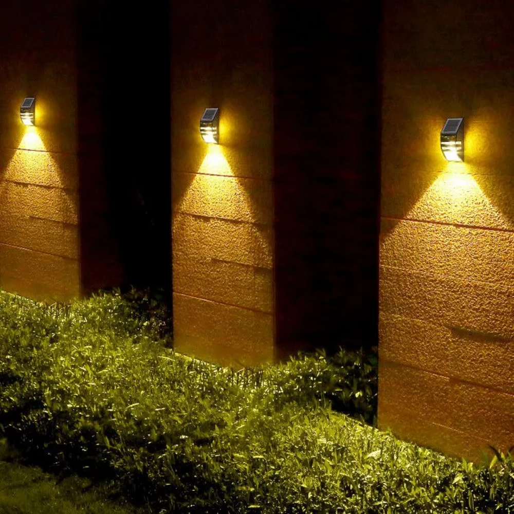 10w Solar Powered 40 Led Wall Hanging Light for Garden Step Fence