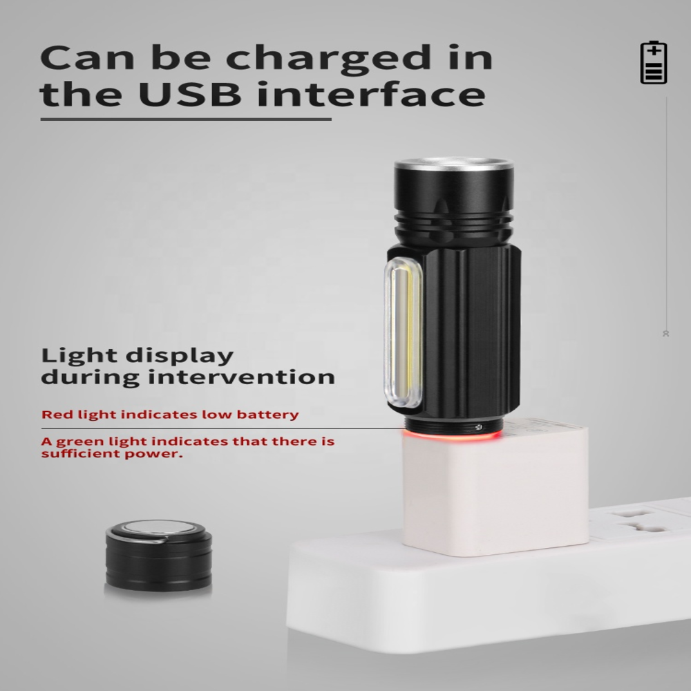 High Power 5 Modes Rechargeable Tactical Flashlight Zoomable Torch Flash Light With Safety Hammer Self Defense for Outdoor Emergency