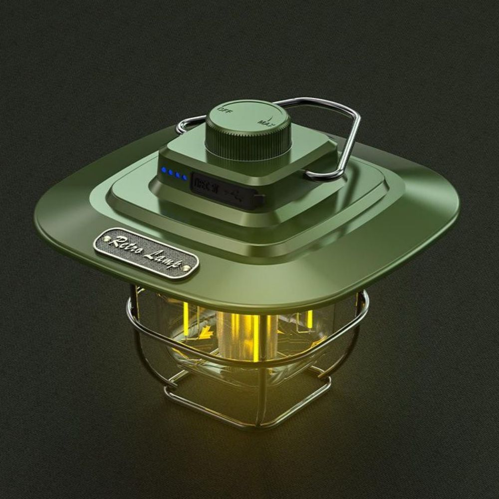 Battery Powered Camping Light Travel Trailer LED Atmosphere Rechargeable Outdoor Tent Light for Picnic Barbeque