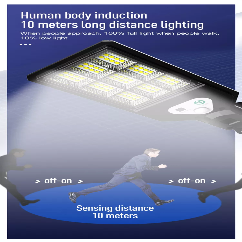 2024 Led Solar Fence Wall Light with Smart Sensor Outdoor Garden Yard Lamp