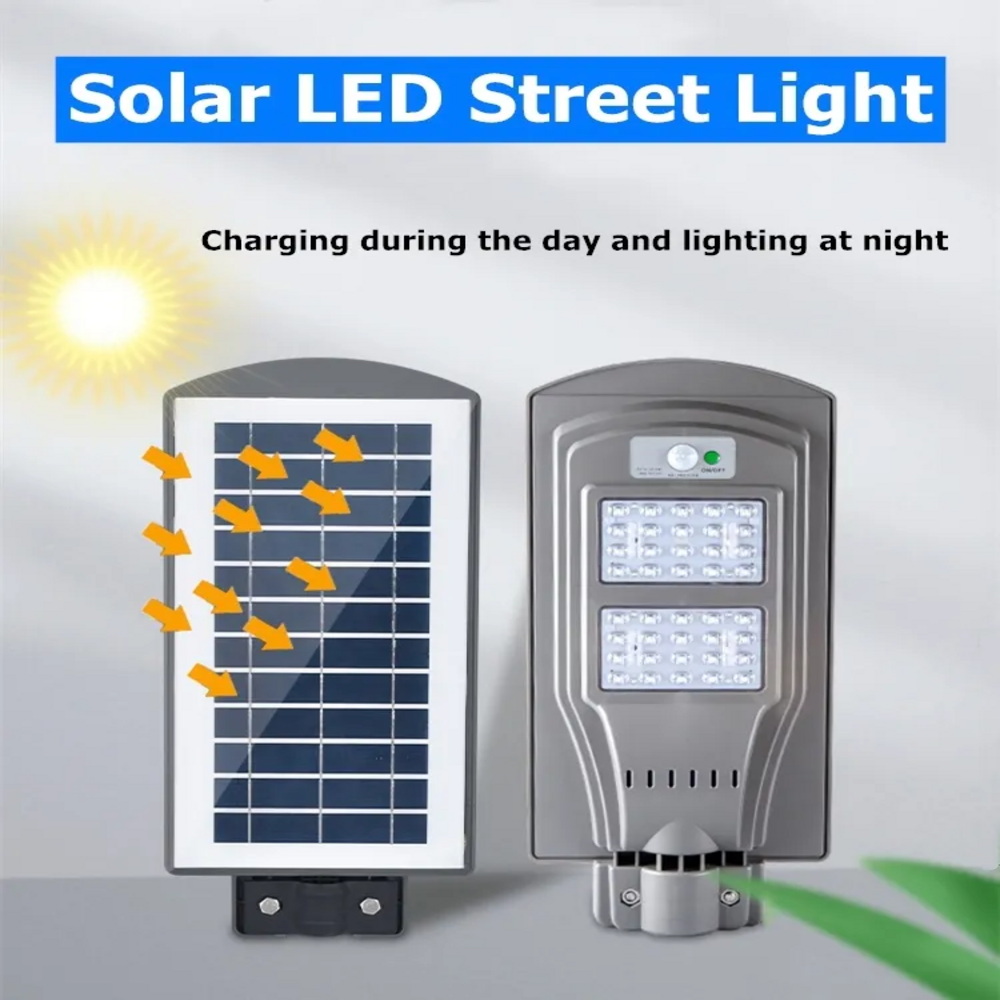 Induction Garden Solar LED All In One Outdoor Street Light With PV Panel