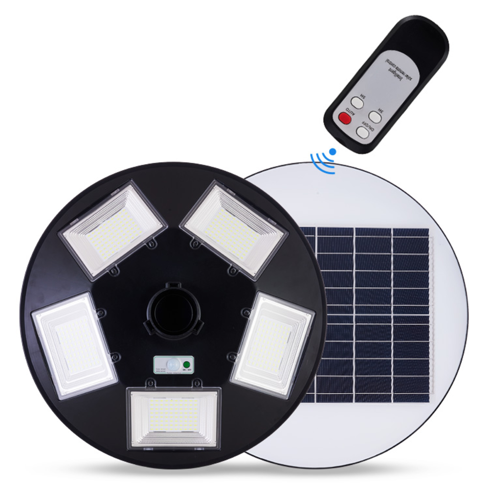 Outdoor Solar Powered Street Lights for Garden Ufo Shape Solar Led Square Light
