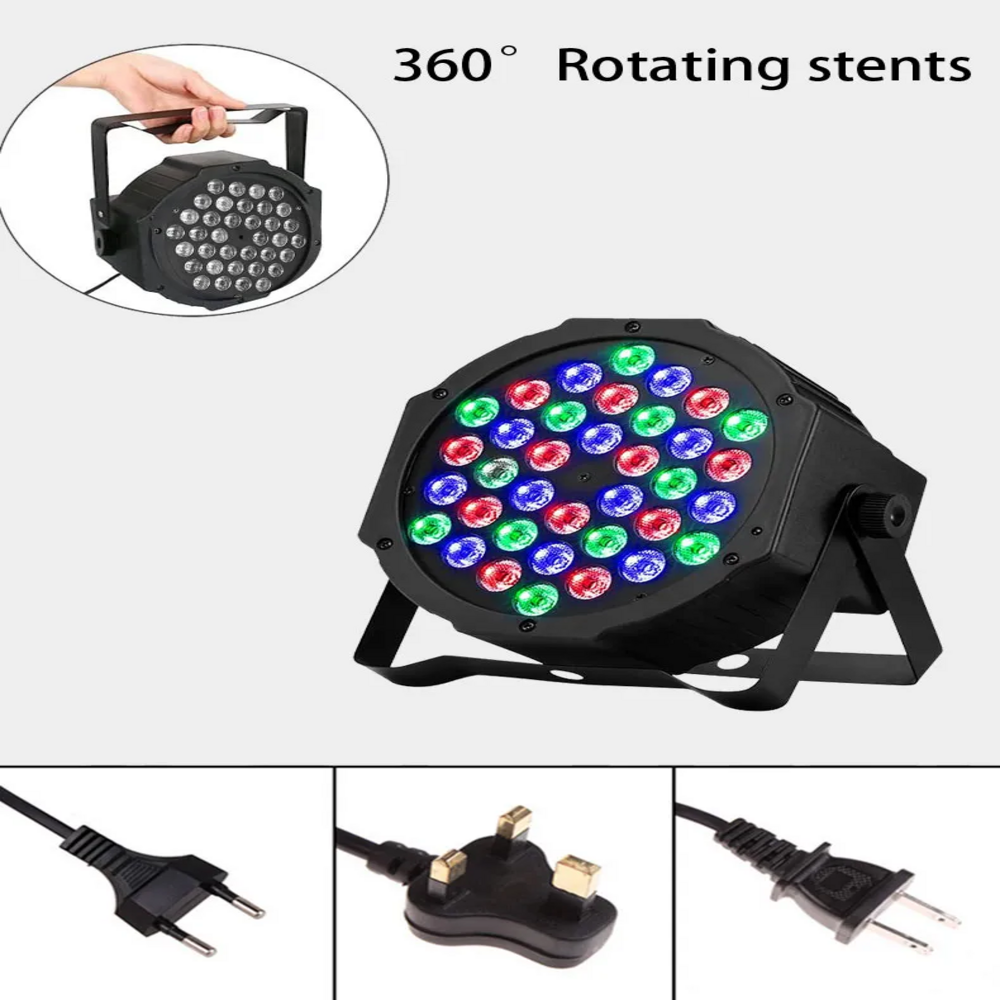 RGB 18 36 Led 7 Modes Sound Activated Dmx Control LED Stage DJ Par Lights With Remote Control For Club Ktv Disco Party Lighting