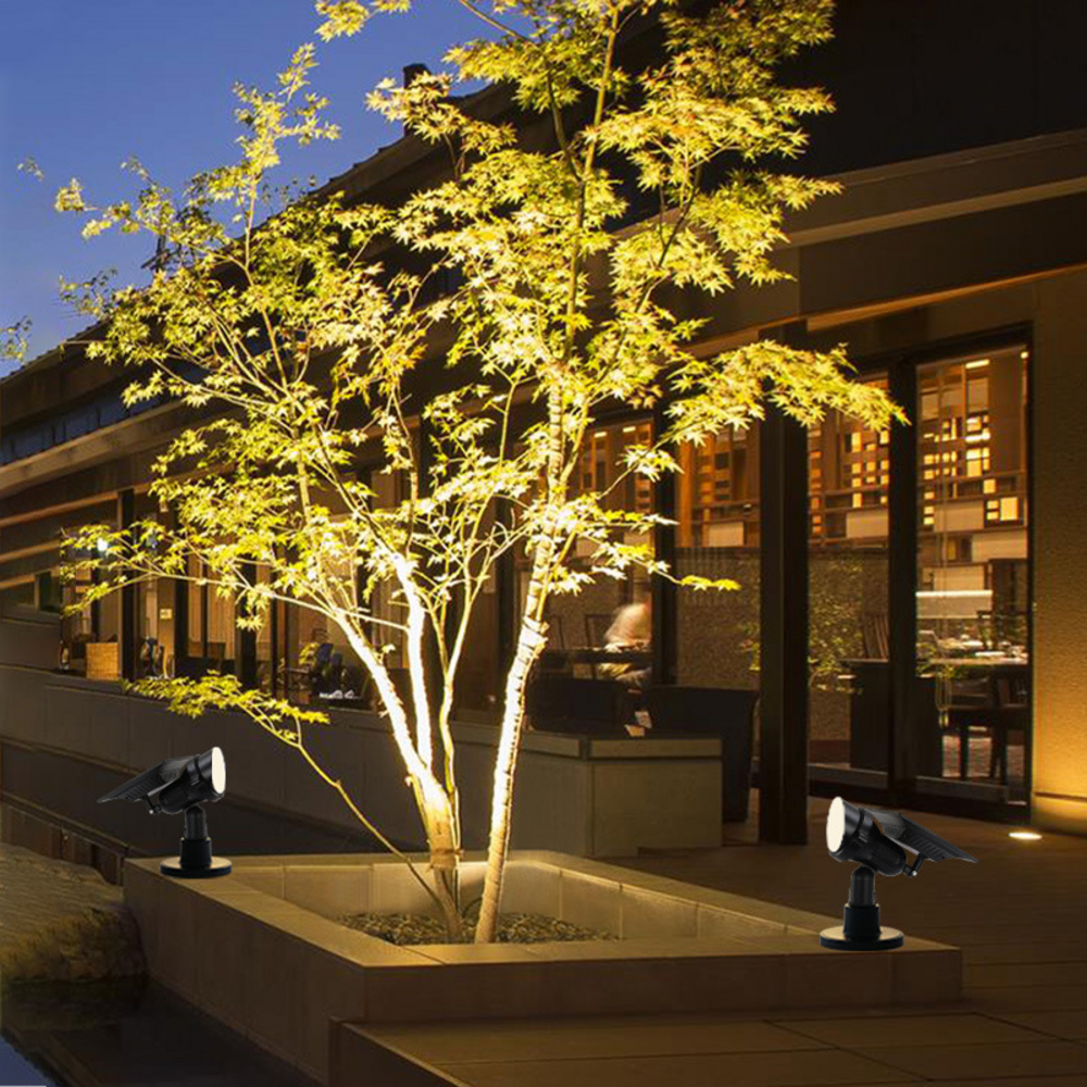 Outdoor Aluminum Casing Solar Powered Led Lawn Light With Super Bright Led Chip