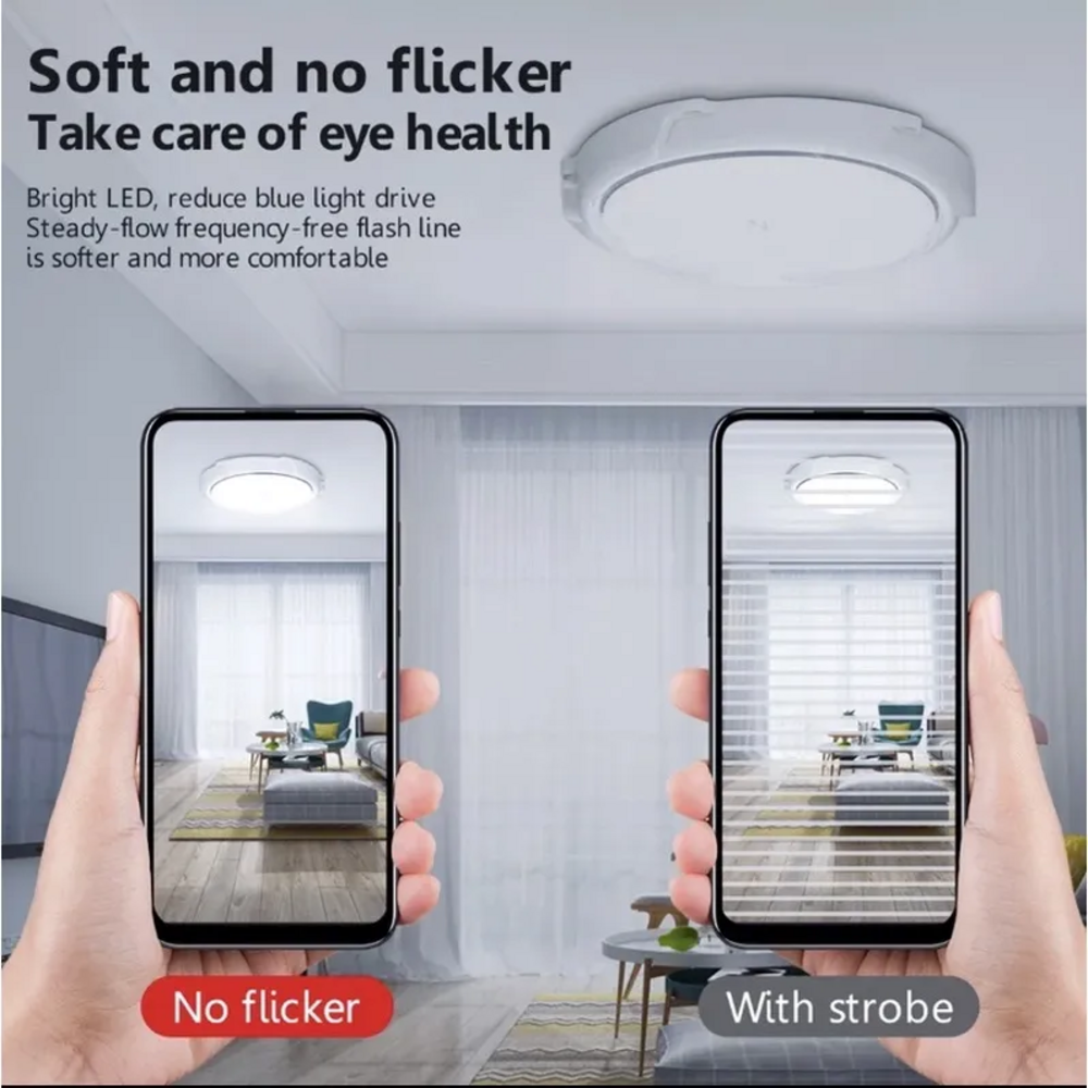 Solar Powered LED Ceiling Panel Light Fixture Sun Charge Solar Roof Downlight