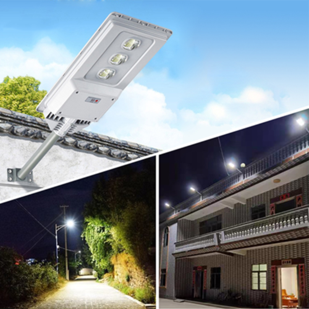 IP65 Outdoor Waterproof Aluminum Casing Shell All in One Led Solar Street Light Integrated Garden Lamp 