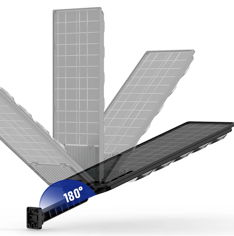 1200W High-Efficiency Lithium Solar Street Light with Motion Sensor And Remote Control Functionality
