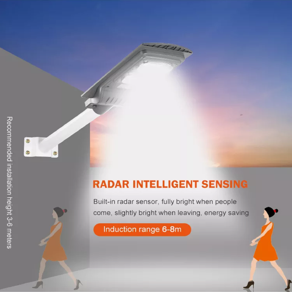 1200w Country Road Solar Powered Street Light With Battery Backup For Residential And Project Use