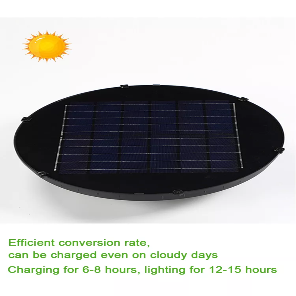 Outdoor Solar Powered Street Lights for Garden Ufo Shape Solar Led Square Light
