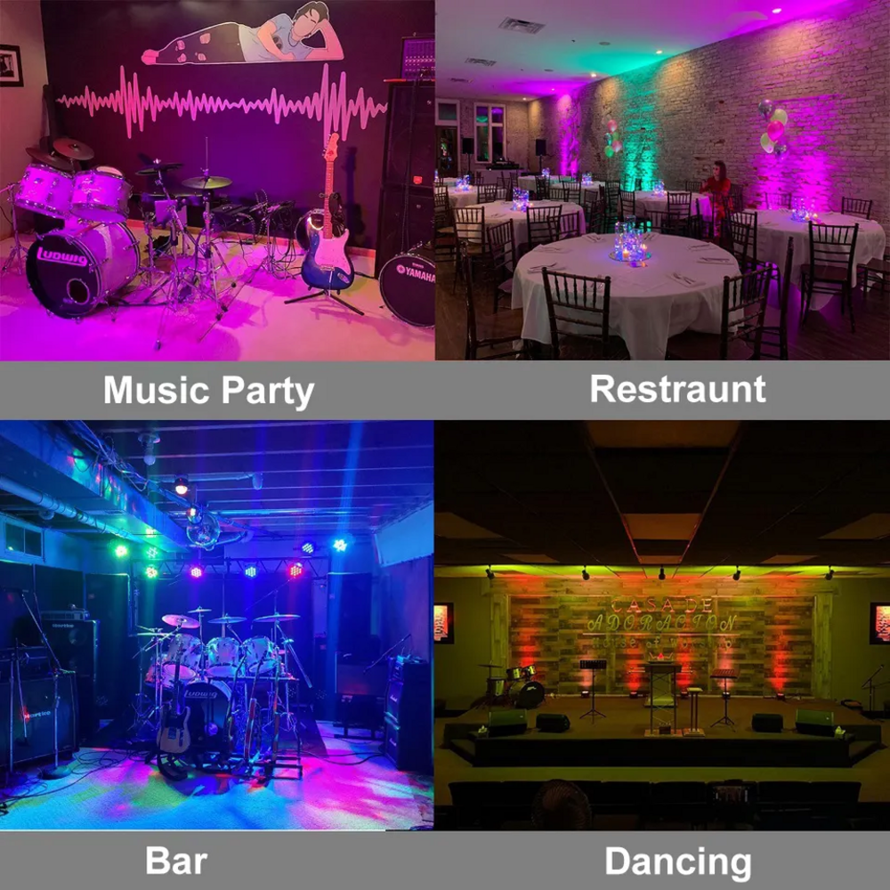 led stage light working scenarios