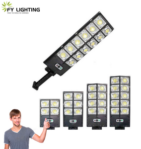 1200W High-Efficiency Lithium Solar Street Light with Motion Sensor And Remote Control Functionality