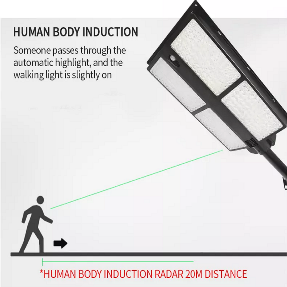 New Design High Power Multiple Heads Industrial Solar Street Light