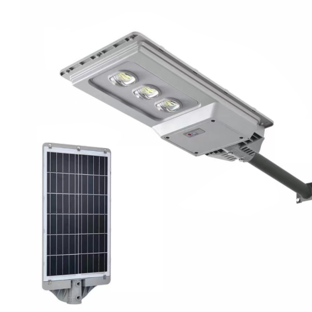 IP65 Outdoor Waterproof Aluminum Casing Shell All in One Led Solar Street Light Integrated Garden Lamp 