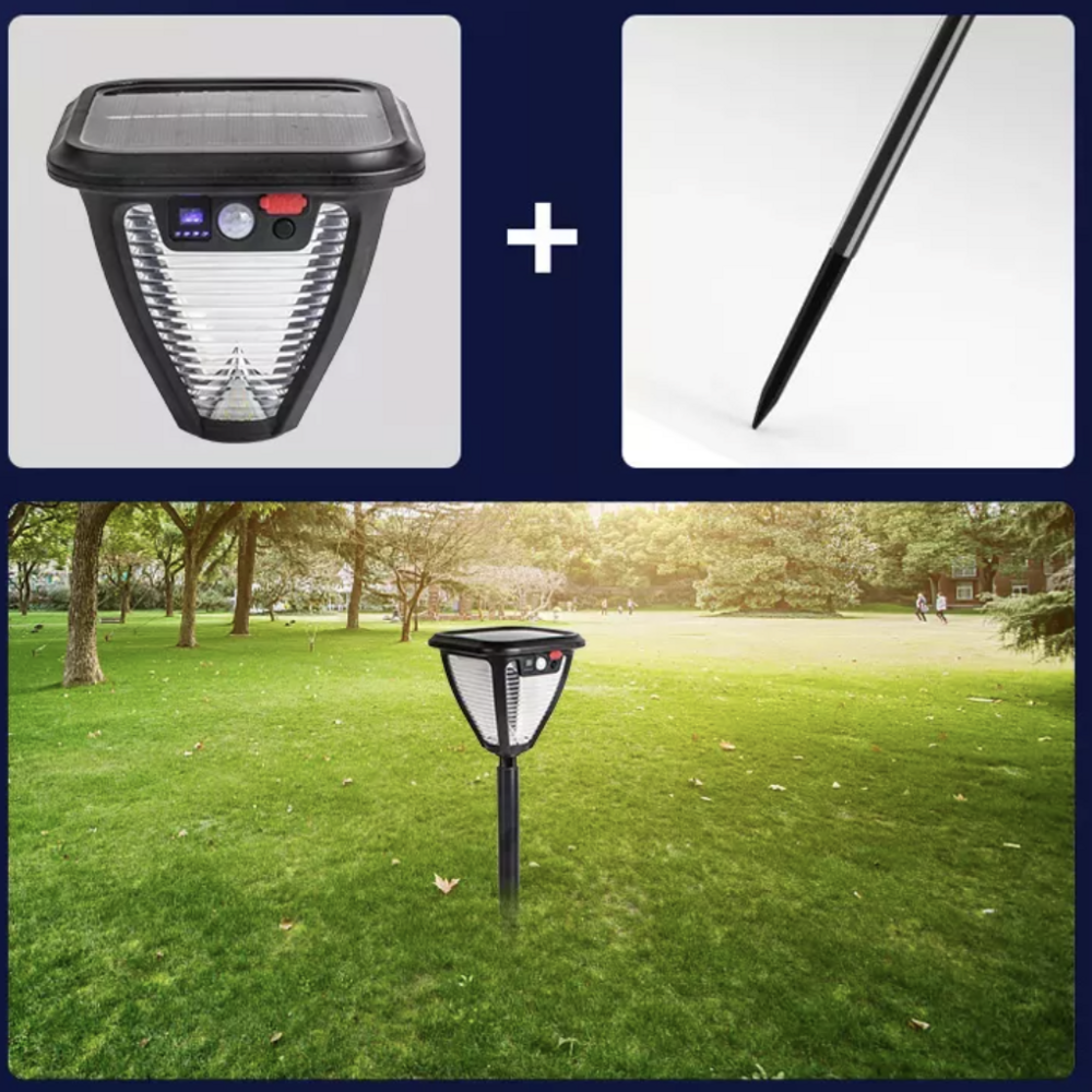 Factory Wholesale LED Powered Rechargeable ABS Solar Garden Light