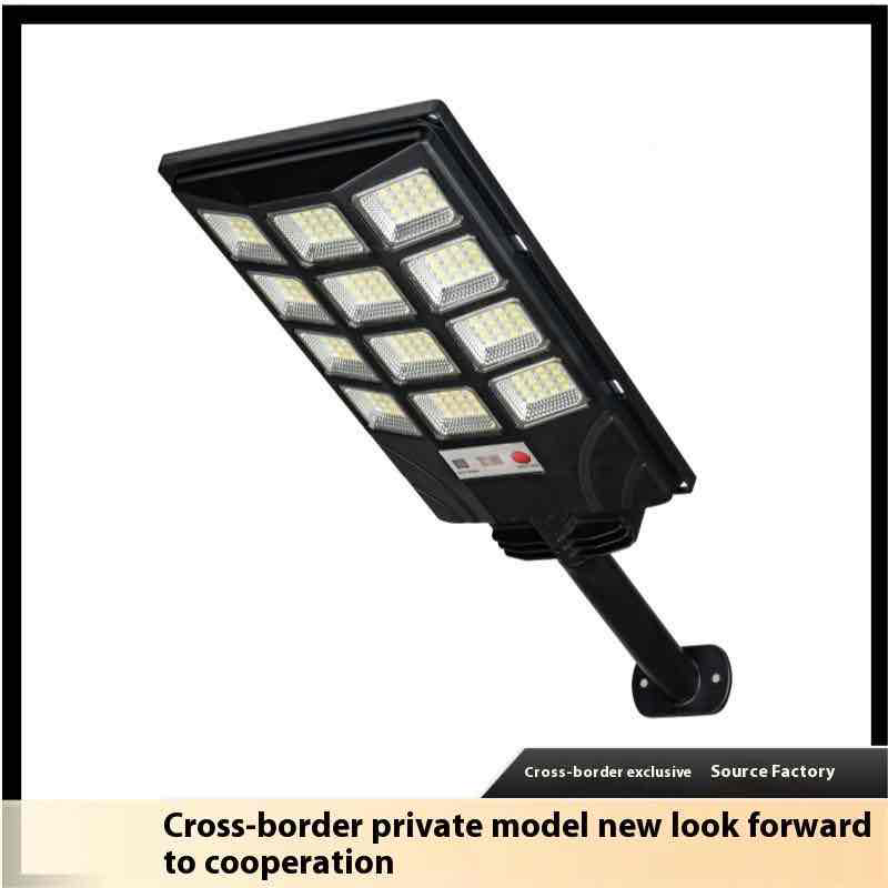 2025 All-In-One High Brightness 400W Solar Street Light IP66 ABS Outdoor Courtyard Home Road Featuring Human Sensing