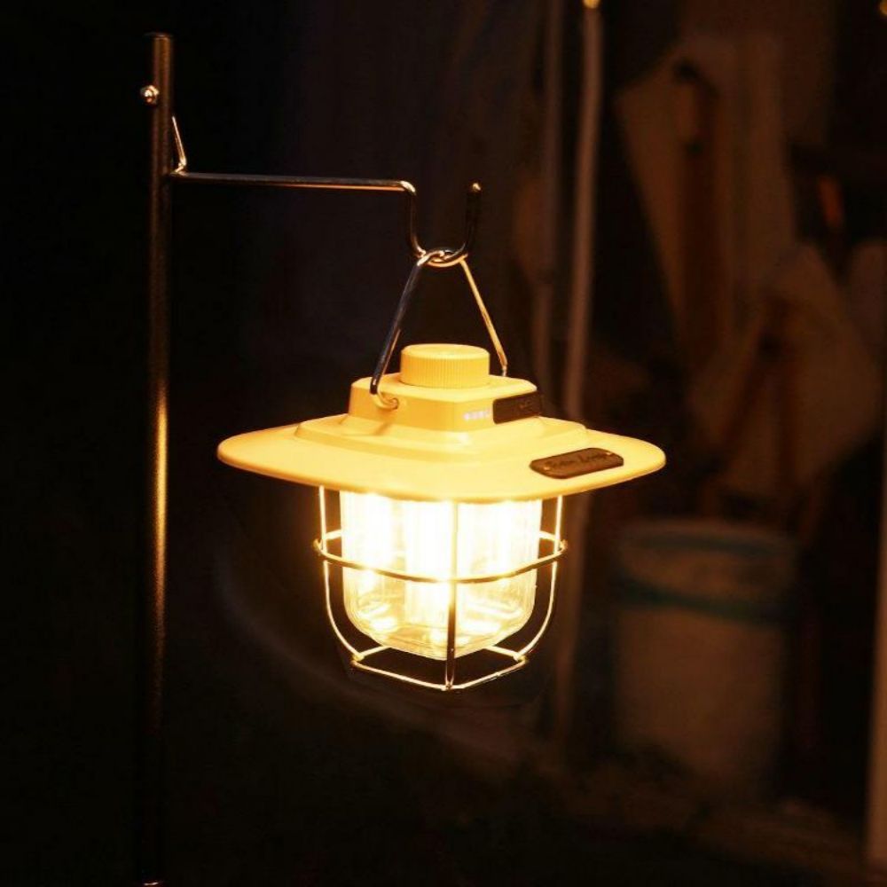 Battery Powered Camping Light Travel Trailer LED Atmosphere Rechargeable Outdoor Tent Light for Picnic Barbeque