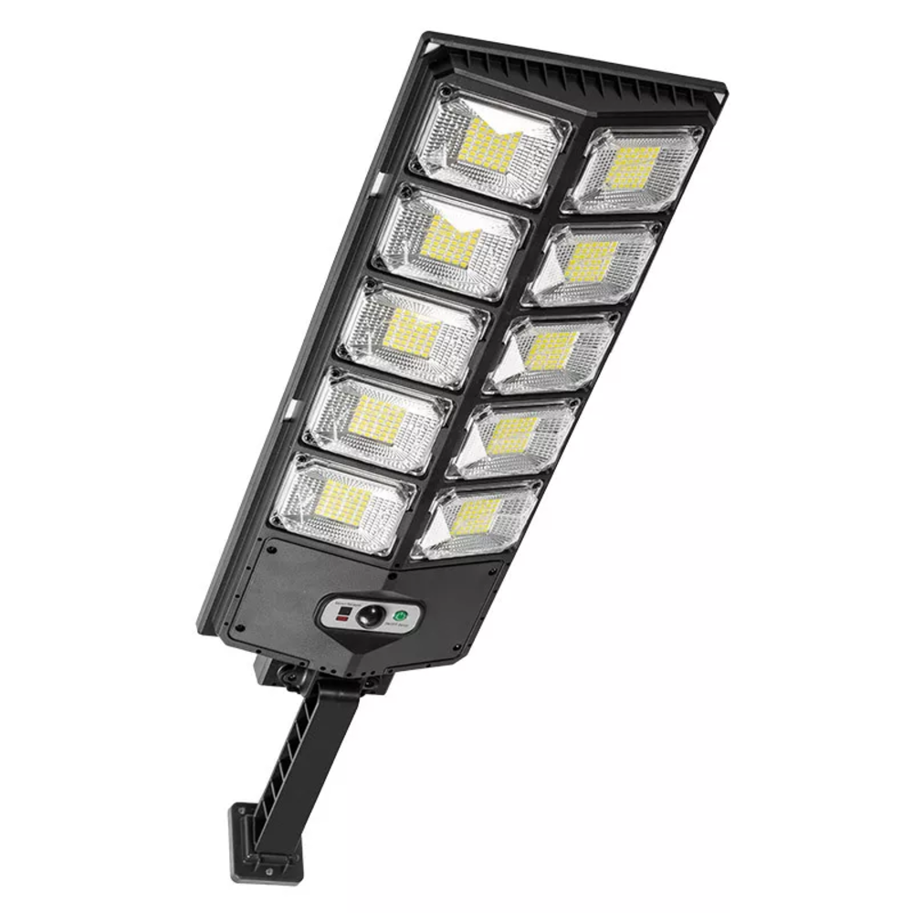 Powerful 12000 Lumens 504 LED Waterproof High Lumen Outdoor All In One Solar Street Light With Motion Sensor And Foldable Arm Bracket
