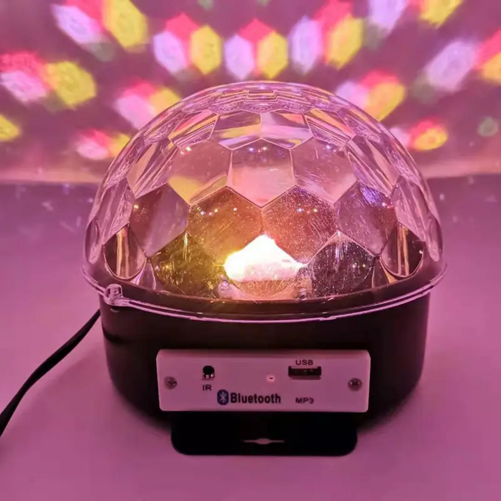 6 Color Belt Remote Control Speaker Party Holiday Disco Led Stage Lights