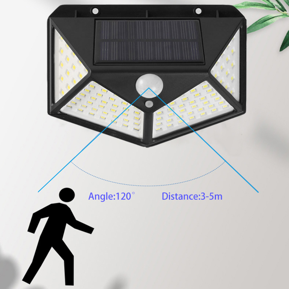 Super Bright Led Remote Control PIR Motion Sensor Outdoor Solar Garden Light