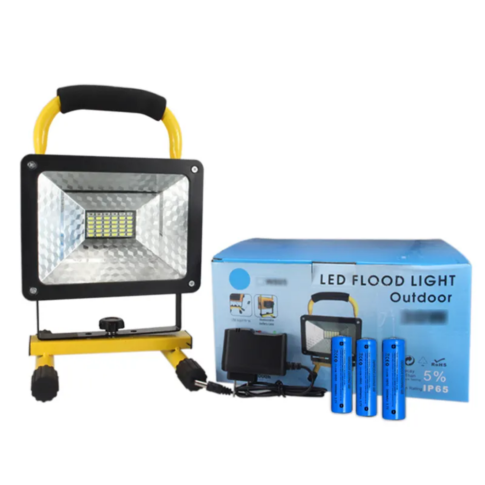 2023 Waterproof Emergency Rechargeable Led Flood Light Portable Camping Work Light
