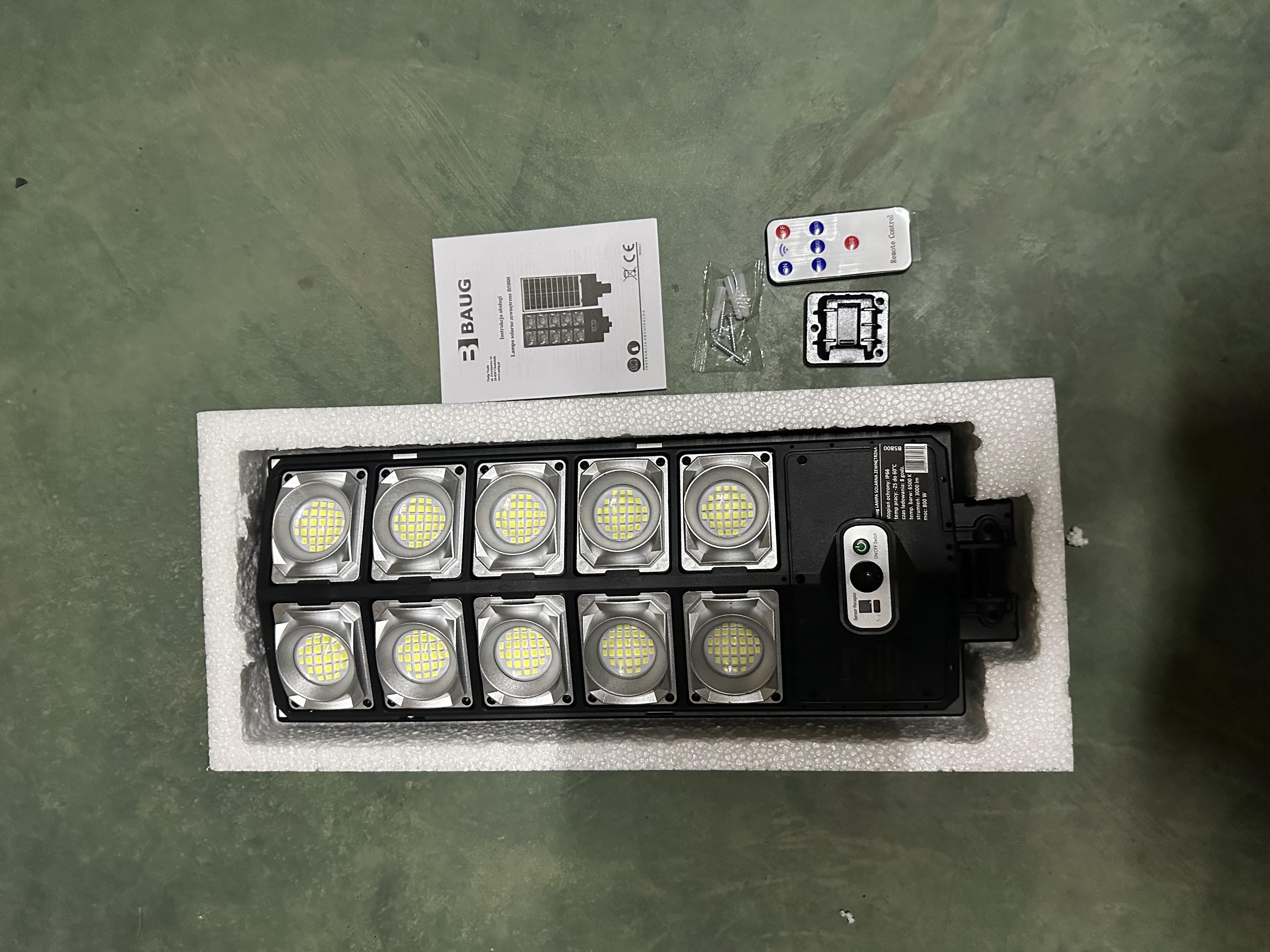 solar street light real picture