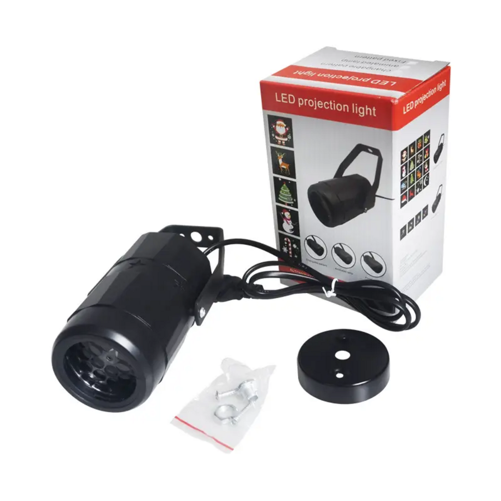 2024 Christmas Auto Led Projector Lights Outdoor Waterproof Laser Snowflake Projection Landscape Lamp