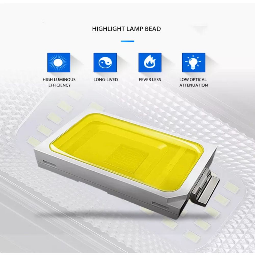 2024 Hot Sale Outdoor Light with Remote Control 1200w Abs Housing IP65 Solar Street Lamp