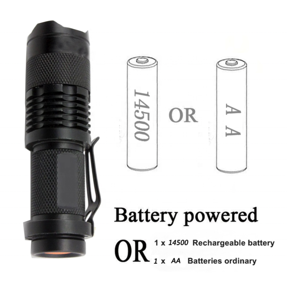 Mini LED Laser Flashlight Uv Ultraviolet Torch with Tail Rope