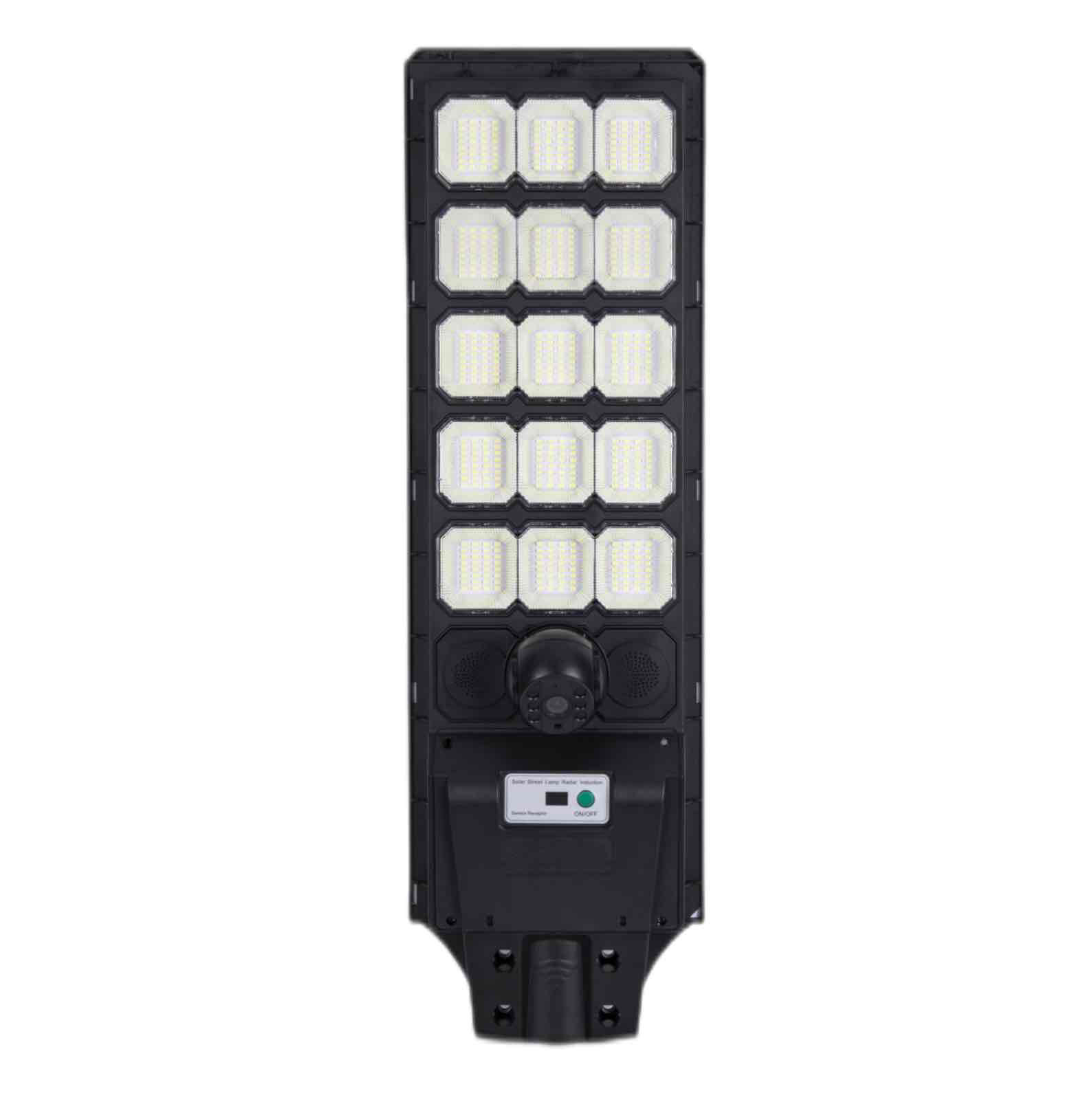 All-in-One 900W/1200W/1500W LED Solar Street Light with CCTV Camera ABS Body IP67 DC Power SMD LED Chip ROHS Certified