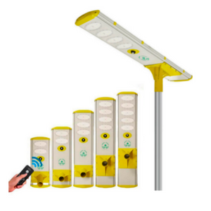 Die-cast Aluminum All in One Integrated Outdoor Motion Sensor Control Solar Street Light for Government Project