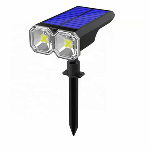 Multiple Installation Methods Solar Spotlights Waterproof LED Lawn Light Angle Adjustable Yard Outdoor LED Solar Garden Light
