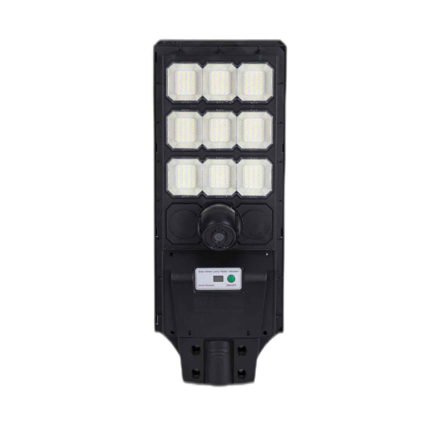 All-in-One 900W/1200W/1500W LED Solar Street Light with CCTV Camera ABS Body IP67 DC Power SMD LED Chip ROHS Certified