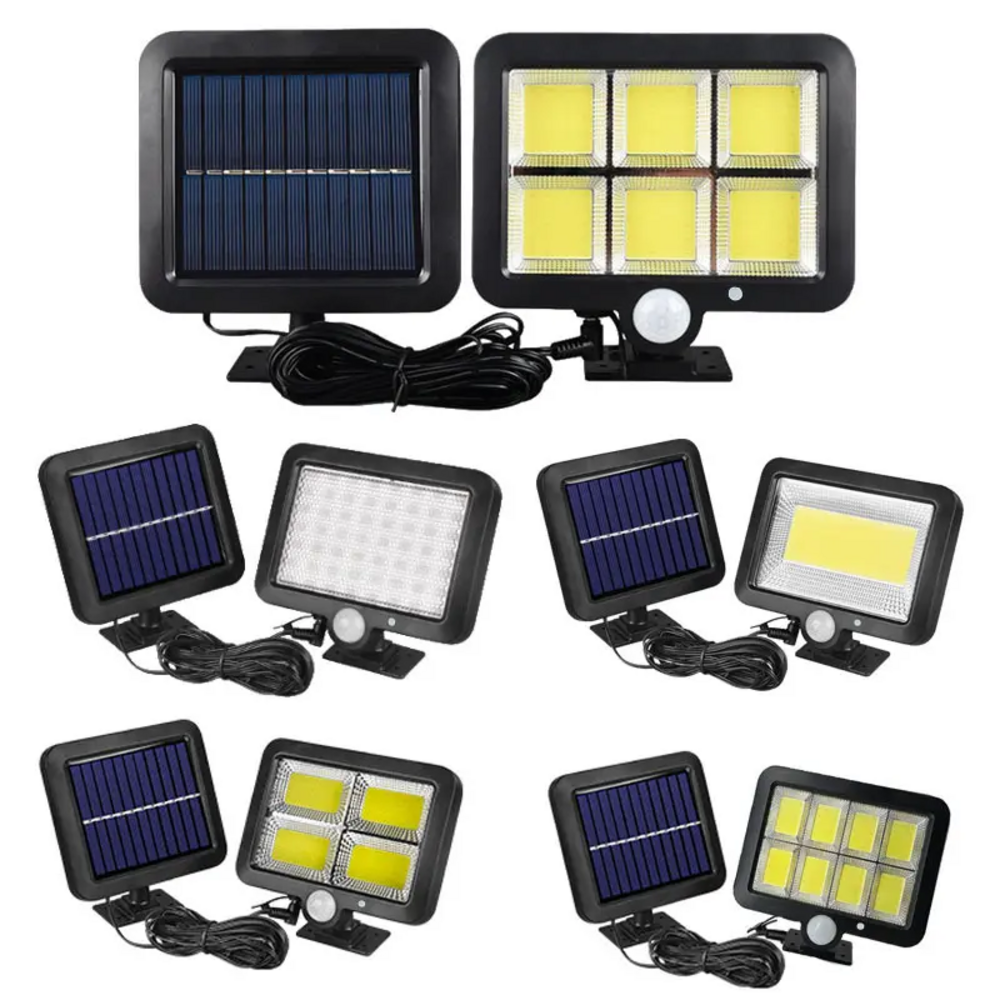High Brightness 3 Modes Solar Garden Wall Lights Landscape Lighting