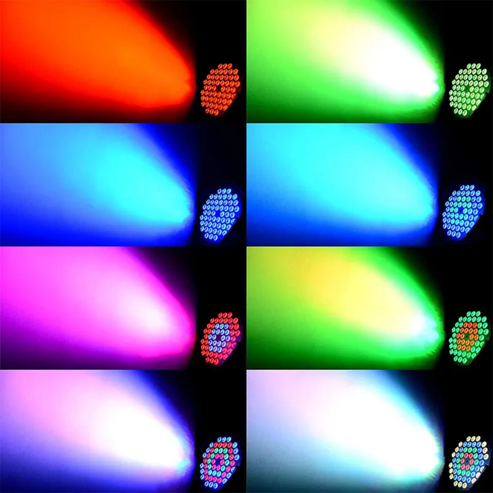 RGB 18 36 Led 7 Modes Sound Activated Dmx Control LED Stage DJ Par Lights With Remote Control For Club Ktv Disco Party Lighting