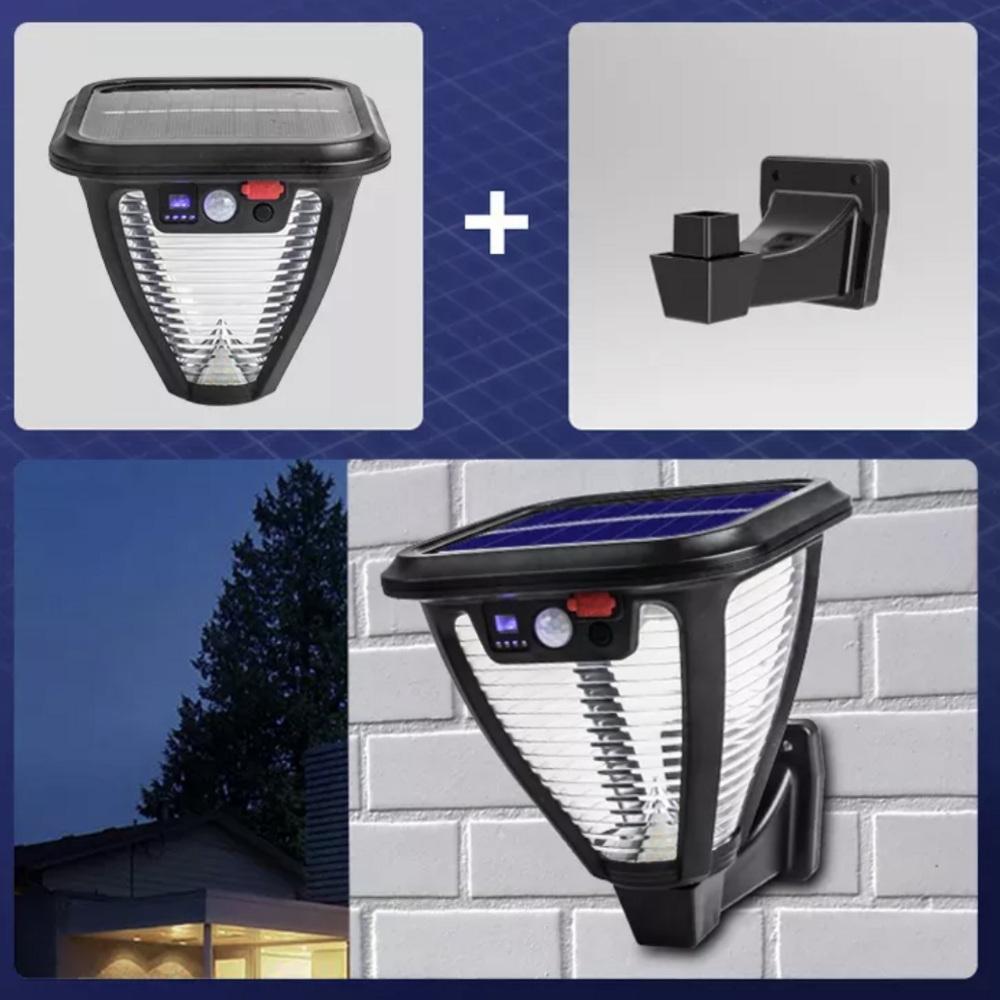 Factory Wholesale LED Powered Rechargeable ABS Solar Garden Light