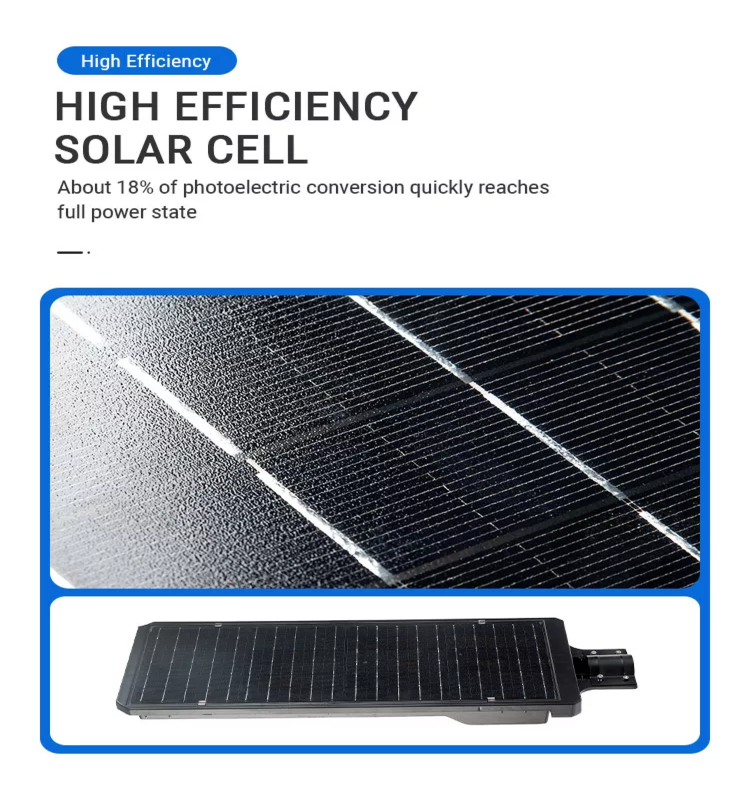 Aluminum All in One Outdoor Industrial Solar Street Light
