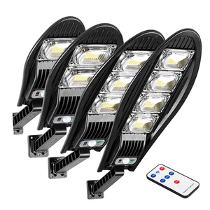 New Adjustable Angle Outdoor Solar Street Light Waterproof LED Garden Wall Light with Remote Solar Lamp for Garden
